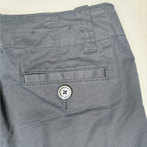 Banana Republic Navy Martin Stretch Wide Leg Cropped Capris. Size 2 - Picture 6 of 8